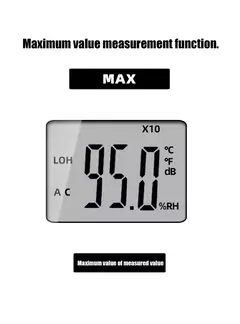 CEM DT-8820 Testador de Ambiente Multifuncional Som, Luz, Umidade e Temperatura - comprar online