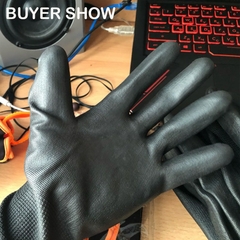 Luvas de Nylon com Revestimento em PU para Proteção no Trabalho Industrial - MDSecurPro
