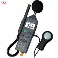CEM DT-8820 Testador de Ambiente Multifuncional Som, Luz, Umidade e Temperatura