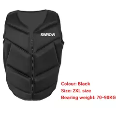 Jaqueta salva-vidas de neoprene para adultos e crianças, colete de pesca, jaque