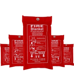 Contra Fogo Cobertor 1m x 1m Segurança de fibra de Vidro Emergência - comprar online