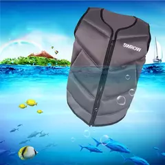 Jaqueta salva-vidas de neoprene para adultos e crianças, colete de pesca, jaque