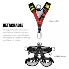 Arnês de Escalada Profissional de Corpo Inteiro – Ideal para Escalada e Trabalho em Altura