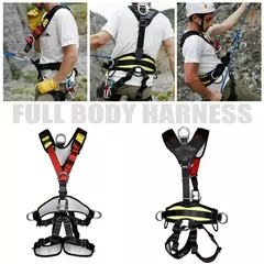 Arnês de Escalada Profissional de Corpo Inteiro – Ideal para Escalada e Trabalho em Altura - MDSecurPro