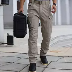 Calça Masculina de Carga com Secagem Rápida para Camping e Caminhadas - comprar online