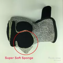 Nmsafety trabalho luvas de proteção corte-resistente &amp; anti impacto