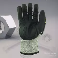 Nmsafety trabalho luvas de proteção corte-resistente &amp; anti impacto - MDSecurPro