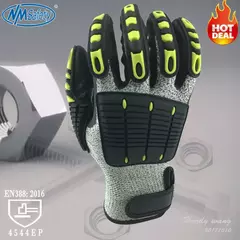 Nmsafety trabalho luvas de proteção corte-resistente &amp; anti impacto - MDSecurPro
