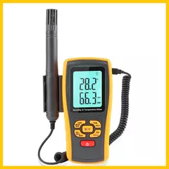 Medidor de temperatura de umidade rz gm1361 com grande display lcd duplo higrôm na internet