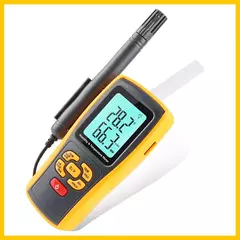 Medidor de temperatura de umidade rz gm1361 com grande display lcd duplo higrôm - loja online