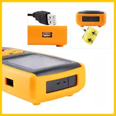 Medidor de temperatura de umidade rz gm1361 com grande display lcd duplo higrôm - comprar online