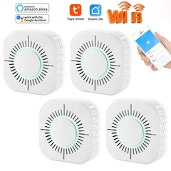 Detector De Fumaça Inteligente Sem Fio, WiFi, Proteção Contra Incêndio.