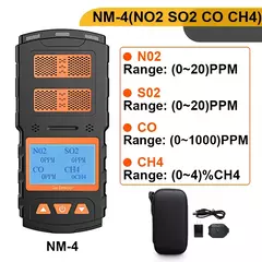 NORM - Detector Digital de Gás Industrial com Display LCD