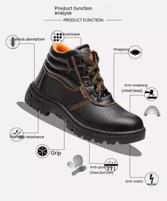 Imagem do Botas Impermeáveis de Segurança para Homens: Proteção e Estilo para o Trabalho