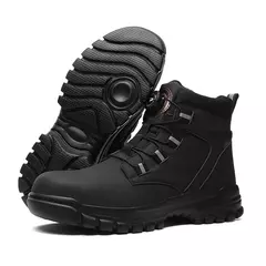 Botas de Trabalho com Botão Rotativo para Homens