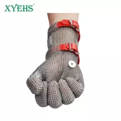 XYEHS-Luva Full-Dedo resistente ao corte, Nível Manguito Estendido 5, Aço inox - loja online