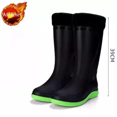 Botas de chuva longas impermeáveis para homens, sapatos masculinos de cultivo, - comprar online