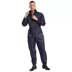 Listras reflexivas pequena masculinas operando uniforme, macacão de trabalho, macacões - MDSecurPro
