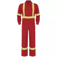 Fatos de trabalho com listras reflexivas para homens e mulheres Uniforme - MDSecurPro