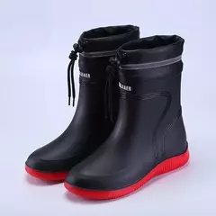 Botas de chuva longas impermeáveis para homens, sapatos masculinos de cultivo, - loja online