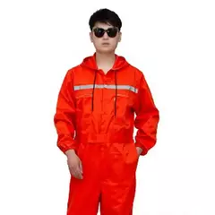 Macacão de trabalho masculino roupas de trabalho de segurança com tiras reflexivas - loja online
