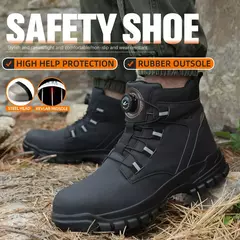 Imagem do Botas de Trabalho com Botão Rotativo para Homens