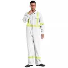 Fatos de trabalho com listras reflexivas para homens e mulheres Uniforme - loja online