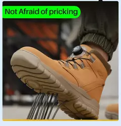 Imagem do Botas de Trabalho com Botão Rotativo para Homens