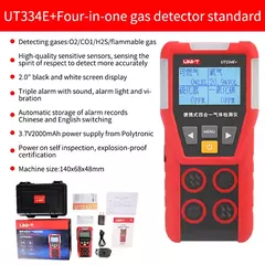 Detector de Gases Multifuncional UNI-T UT334E+ na internet
