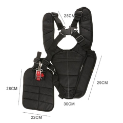 Colete Ergonômico Ajustável para Máquina Roçadeira Trabalho Rural - MDSecurPro