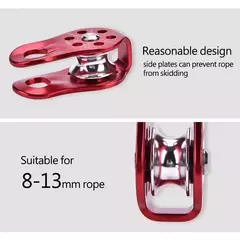 Imagem do Polia de Escalada Profissional 20kN - Segurança e Desempenho Superior