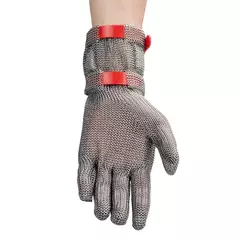 Imagem do XYEHS-Luva Full-Dedo resistente ao corte, Nível Manguito Estendido 5, Aço inox