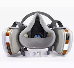 Meia Máscara Facial de Gás 3M 6200 com Filtros – Proteção Avançada Contra Gases e Partículas - comprar online