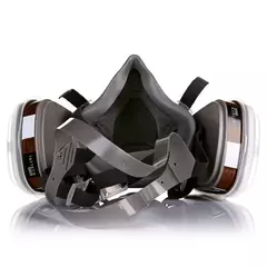 Meia Máscara Facial de Gás 3M 6200 com Filtros – Proteção Avançada Contra Gases e Partículas - MDSecurPro