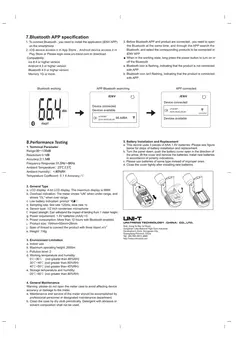 Imagem do UNI-T UT383/UT383BT Medidor de Luz, UT363/UT363BT Anemômetro, UT353/UT353BT Medidor de Ruído, UT333/UT333BT Termo-higrômetro Digital com Bluetooth