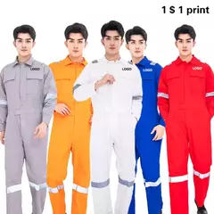 Conjunto de Roupas de Trabalho Masculinas - Jaqueta + Calça - 100% Algodão