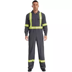 Fatos de trabalho com listras reflexivas para homens e mulheres Uniforme - MDSecurPro