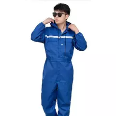 Macacão de trabalho masculino roupas de trabalho de segurança com tiras reflexivas na internet