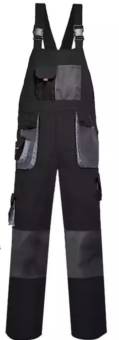 Macacão geral roupa de trabalho casual plus size sem mangas - MDSecurPro