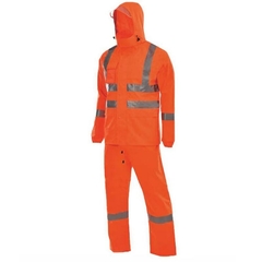 Conjunto de capa de chuva impermeável e reflexiva - MDSecurPro