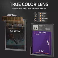 Capacete de Soldagem com Escurecimento Automático ANDELI - Modelo ADLMOONLED - comprar online