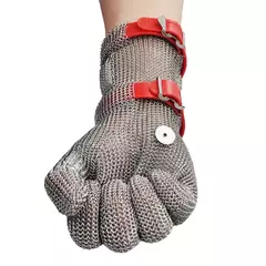 XYEHS-Luva Full-Dedo resistente ao corte, Nível Manguito Estendido 5, Aço inox - comprar online