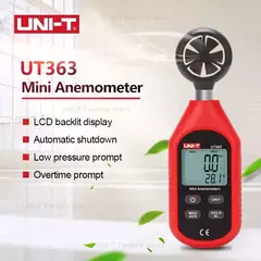 UNI-T UT383/UT383BT Medidor de Luz, UT363/UT363BT Anemômetro, UT353/UT353BT Medidor de Ruído, UT333/UT333BT Termo-higrômetro Digital com Bluetooth