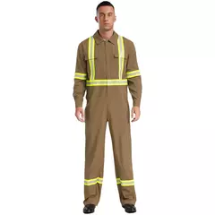 Fatos de trabalho com listras reflexivas para homens e mulheres Uniforme - loja online