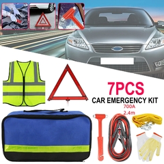 Kit Completo de Assistência Rodoviária para Carro com Sinalizador, Cabos de Partida e Mais - loja online