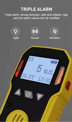 Imagem do Bosean Indústrial Portátil Detector de Hidrogênio Gás H2