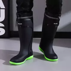 Botas de chuva longas impermeáveis para homens, sapatos masculinos de cultivo, - loja online