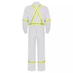 Fatos de trabalho com listras reflexivas para homens e mulheres Uniforme - comprar online
