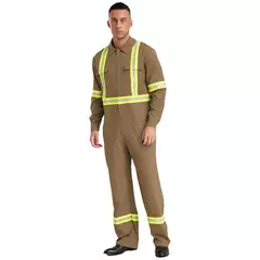 Fatos de trabalho com listras reflexivas para homens e mulheres Uniforme na internet