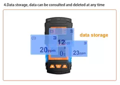 NORM - Detector Digital de Gás Industrial com Display LCD - MDSecurPro